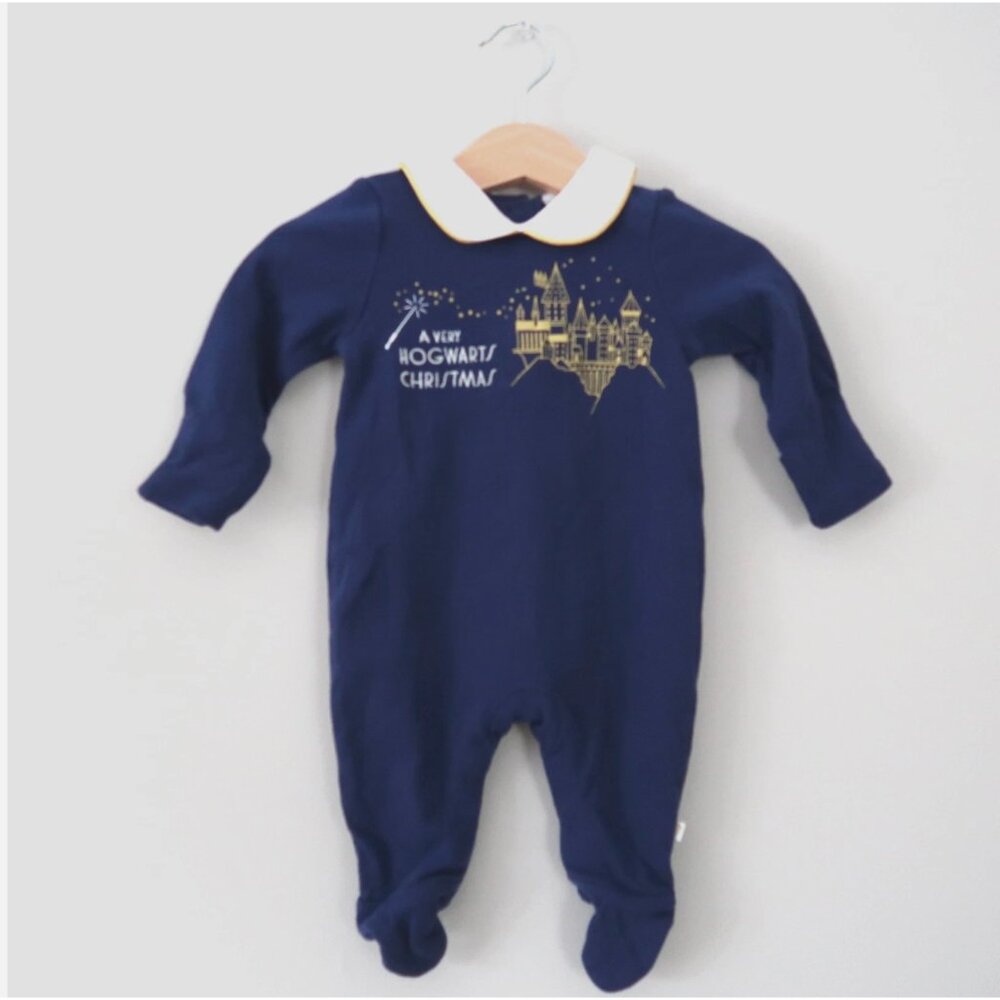 Wizard World Harry Potter A Very Hogwarts Christmas Size 0-3 Months One Piece
